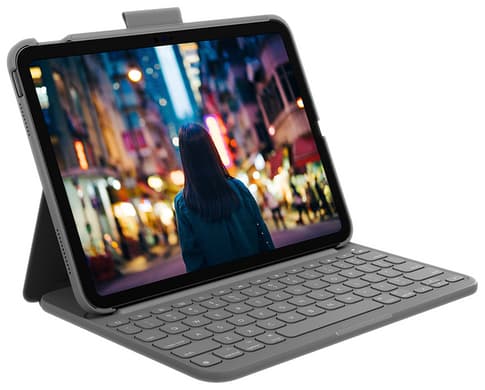 Logitech iPad (10th gen) Slim Folio Keyboard Grey (CH) (b2b)