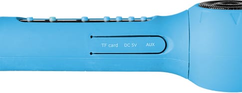 Celly Karaoke Bluetooth/Speaker Set Blue