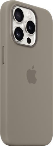 Apple iPhone 15 Pro Silicone Case with MagSafe Clay
