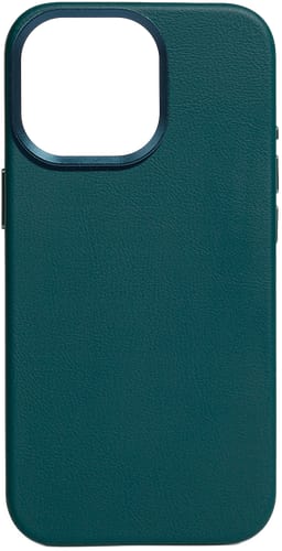 SOHOTREE iPhone 15 Pro Apple Leather Backcover Fuji petrol