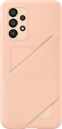 Samsung Galaxy A33 Backcover Card Slot peach