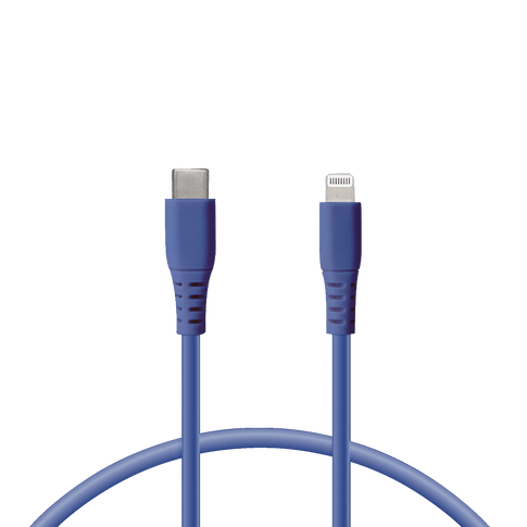 itStyle Lightning to USB C Data Cable (1m) blue