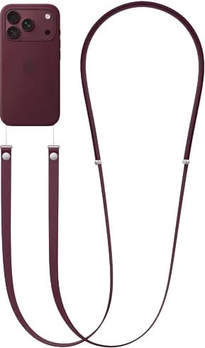 Apple Crossbody Strap Burgundy