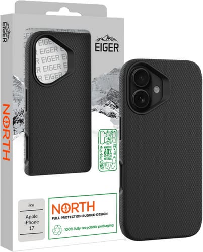 Eiger iPhone 17 North Case Schwarz Black (b2b)