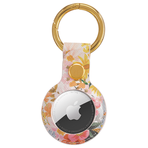 Rifle Paper Co. Air Tag Clip Ring  Marguerite