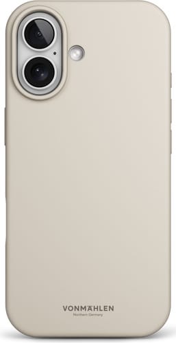 Vonmählen iPhone 17 Silicone Backcover Cream