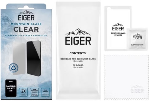 Eiger Galaxy A15 Screen Protector Mountain Glass Clea