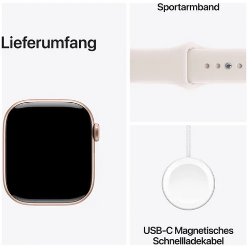 Apple Watch Series 11&nbsp;GPS&nbsp;42mm&nbsp;RGold Alu LightBlush SB - M/L