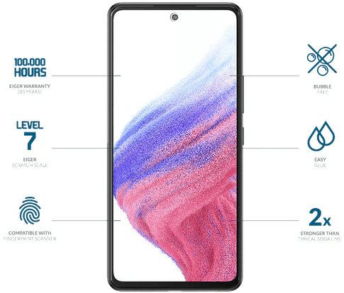 Eiger Galaxy A53 5G/A52/A52s 4G/5G screen prot 2.5D (b2b)