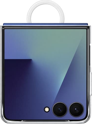 Samsung Flip7 Ring Case Backcover Transparent