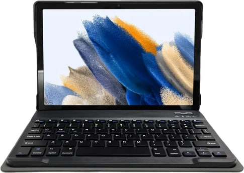Samsung Tab A8 Tastatur-Cover Bookcover Keyboard Black