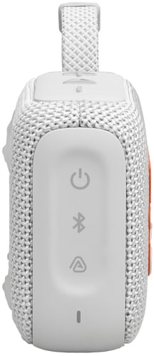 JBL Go 4 Bluetooth Water & Dustproof Speaker White
