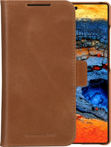 dbramante1928 Galaxy S25 Ultra Lynge Bookcover Tan