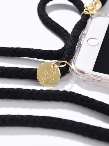 Etuui iPhone 13 Necklace Silicon Cover black