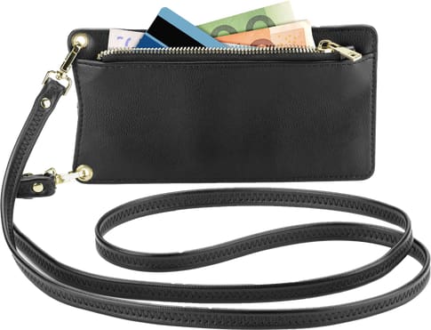 Cellularline Mini Bag Essentail Universal Necklace Cover black