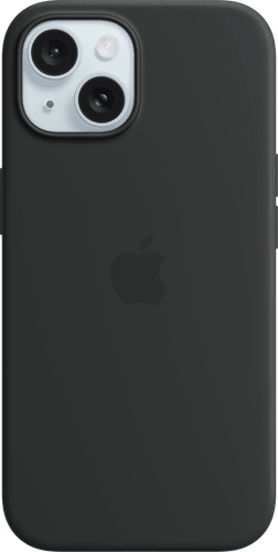 Apple iPhone 15 Silicone Case with MagSafe Black