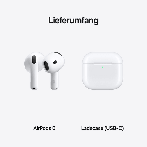 Apple AirPods 5 Bluetooth Headset White