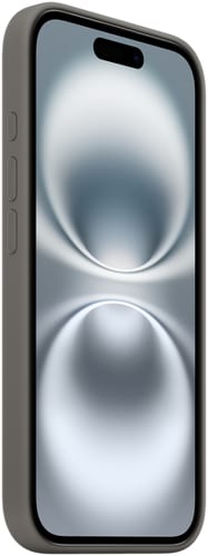 Apple iPhone 16 Plus Silicone MS Backcover Stone Gray
