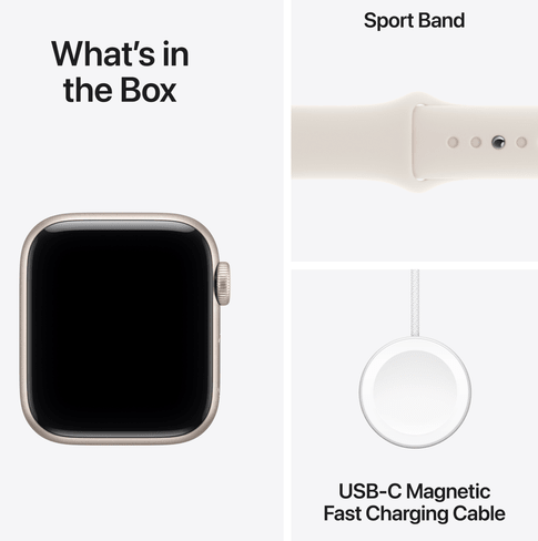 Apple Watch SE 3&nbsp;GPS+Cell 40mm&nbsp;Starl Alu w Starl SB - M/L