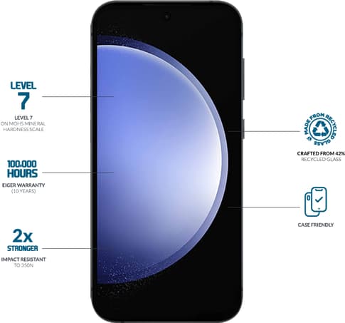 Eiger Galaxy S24 Screen Protector Edge Mountain Glas