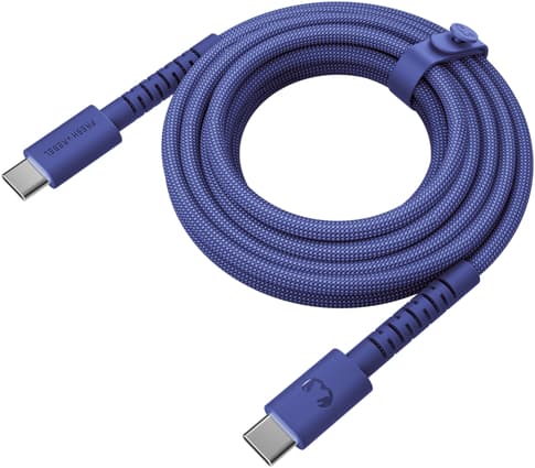 Fresh'N Rebel Braided Cable USB-C to USB-C 2m True Blue