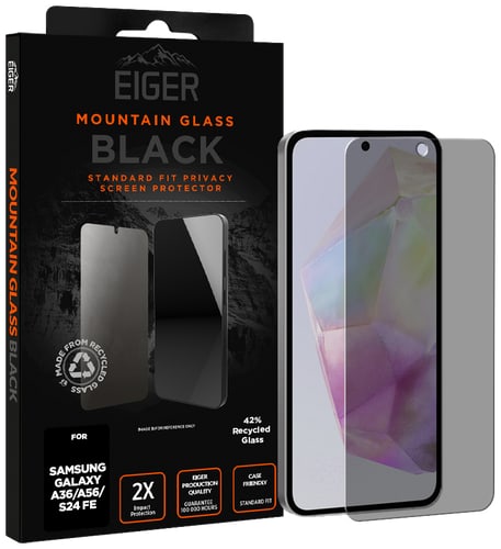 Eiger Galaxy A36/A56/S24 FE Glass Screen Protector Privacy B