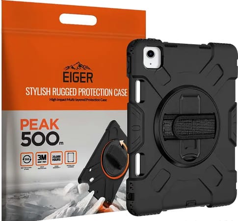 Eiger iPad 10.9 (2022) Outdoor Rugged Backcover black (b2b)