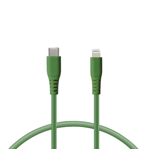 itStyle Lightning to USB C Data Cable (1m) green