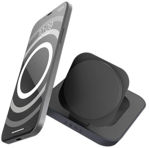 ZENS Magnetic Nightstand Wireless Charger black
