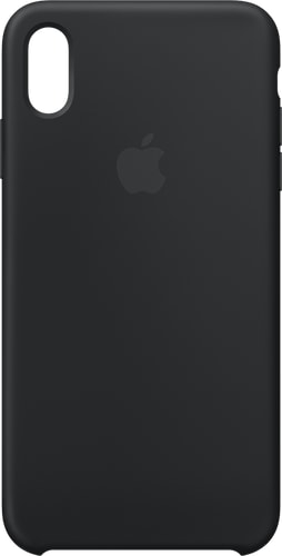 Apple iPhone Xs Max Silicon Backcover black