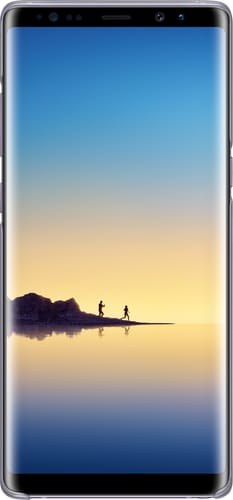 Samsung Galaxy Note8 Clear Backcover orchid gray