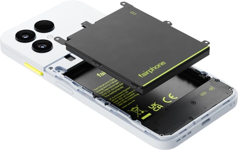 The Fairphone (Gen 6) 256GB 5G Cloud White Dual-SIM