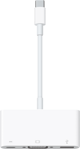 Apple USB C VGA Multiport Adapter white