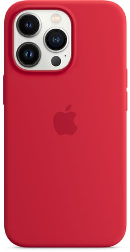 iPhone 13 Pro Silicone Case with MagSafe Red