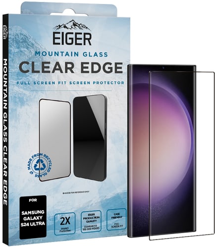 Eiger Galaxy S24 Ultra Screen Protector Edge Mountain Glas