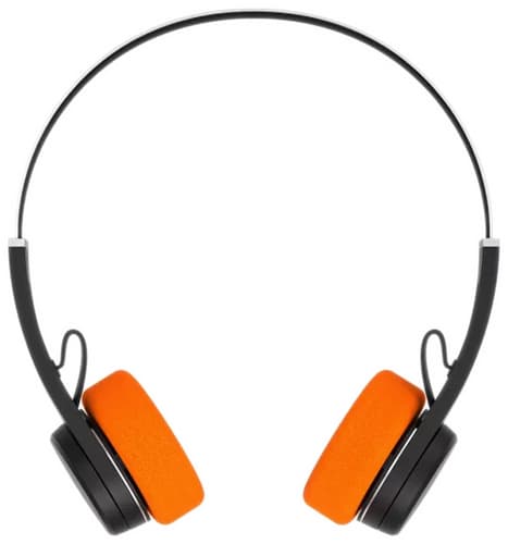 Mondo Freestyle Over-Ear Bluetooth Headset Black and Orange