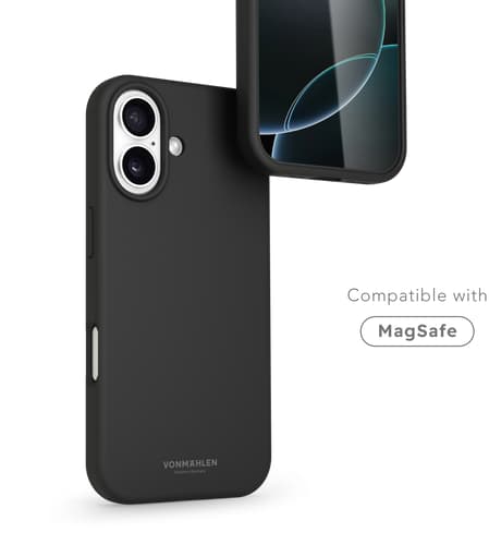 Vonmählen iPhone 17 Silicone Backcover Black