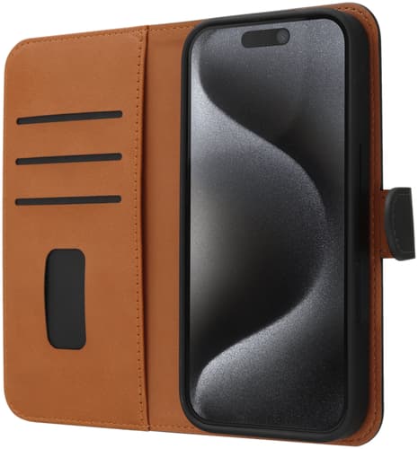 itStyle Premium iPhone 16 Bookcover 2in1 Black