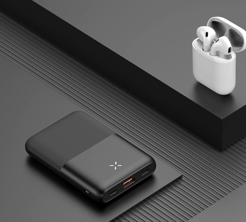 itStyle 10000 mAh 20W USB A-C Mini Powerbank Black