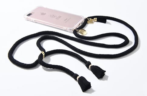 Etuui iPhone 13 Necklace Silicon Cover black