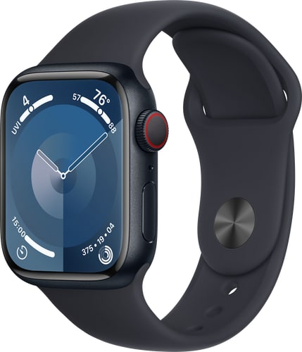 Apple Watch Series 9 GPS + Cell 41mm Midn Alu Midn SB M/L