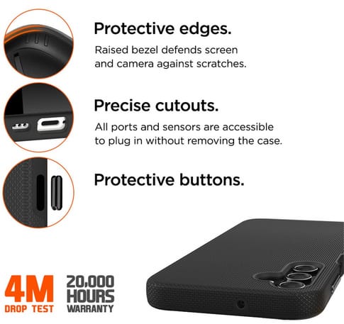 Eiger Galaxy A16 5G North Backcover Black (b2b)
