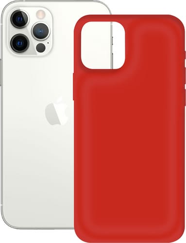 itStyle iPhone 12/12 Pro Backcover Silicon Red