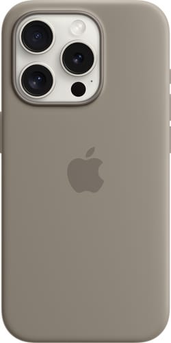 Apple iPhone 15 Pro Silicone Case with MagSafe Clay