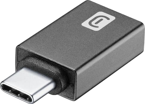 cellularline Car Adapter USB-C to USB-A black