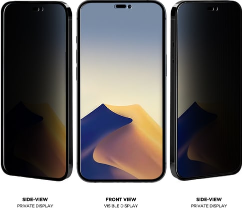 Eiger iPhone 14 Pro screen protector 2.5D Privacy black