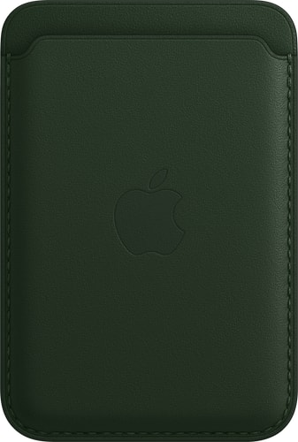 iPhone Leather Wallet with MagSafe Sequoia Green