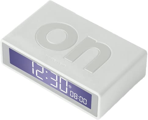 Lexon Alarm Clock Flip+ White