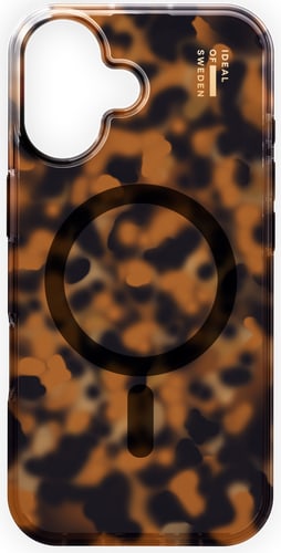 Ideal of Sweden iPhone 16 Silicone Clear MS Backcover Tortoise