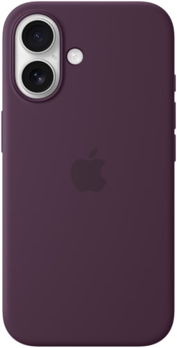 Apple iPhone 16 Silicone MS Backcover Plum